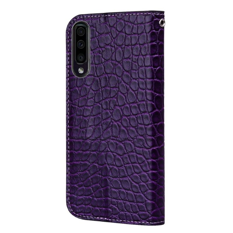 Kuoret Samsung Galaxy A70 Alkuperäinen Luxury Croc -efekti