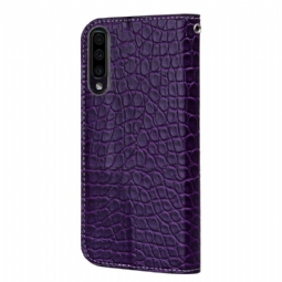 Kuoret Samsung Galaxy A70 Alkuperäinen Luxury Croc -efekti