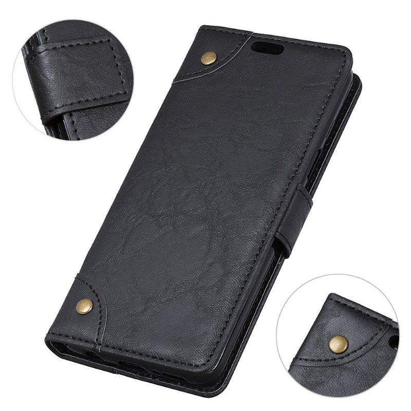 Nahkakuori Sony Xperia 10 Plus Hemming Faux Leather Retro Style Simon