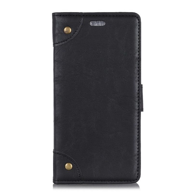 Nahkakuori Sony Xperia 10 Plus Hemming Faux Leather Retro Style Simon