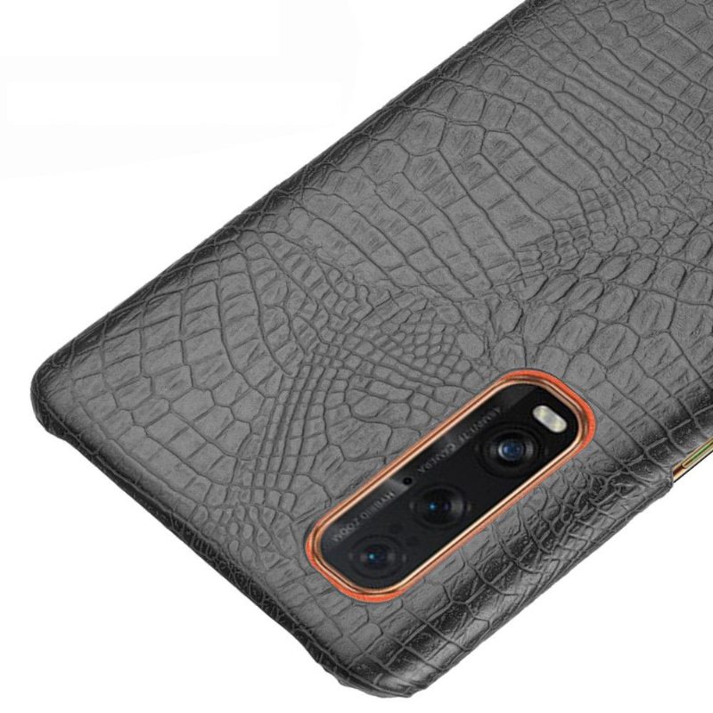 Kuori Oppo Find X2 Pro Croco Skin Effect