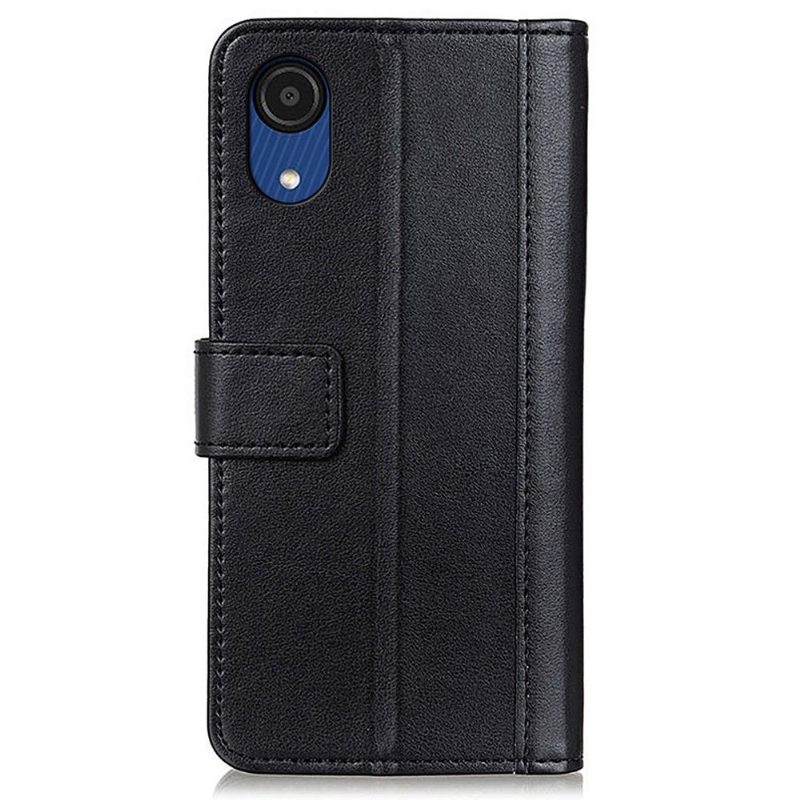 Flip Case Samsung Galaxy A03 Core Hemming Kotelot Flip Cerena Faux Leather Folio