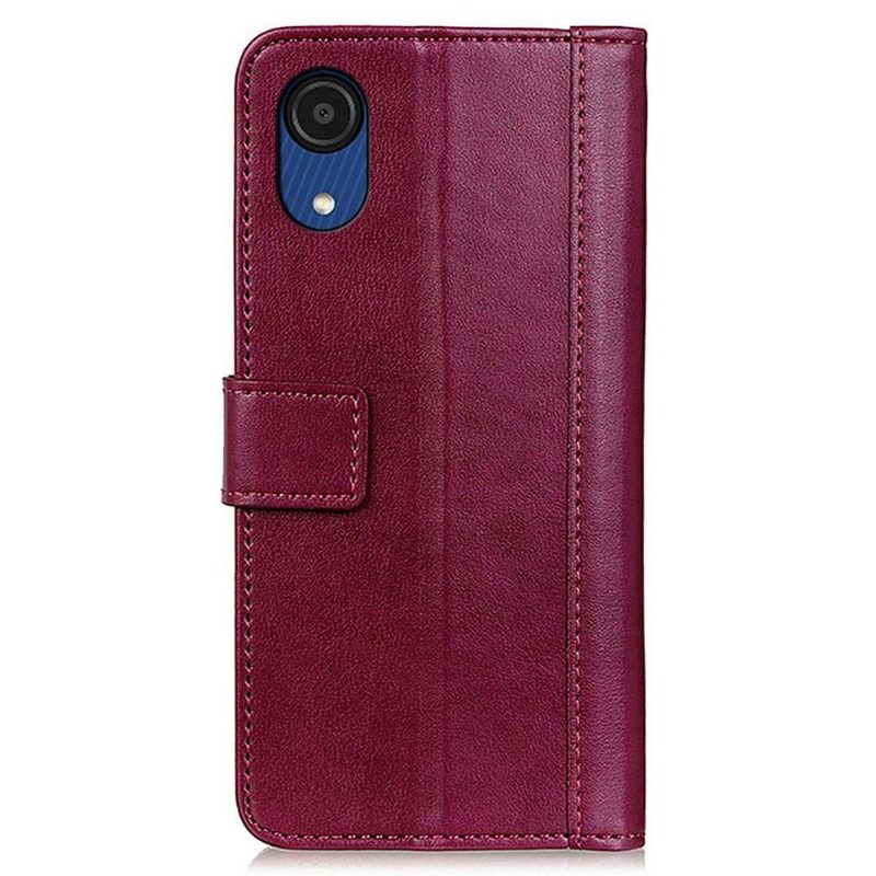 Flip Case Samsung Galaxy A03 Core Hemming Kotelot Flip Cerena Faux Leather Folio