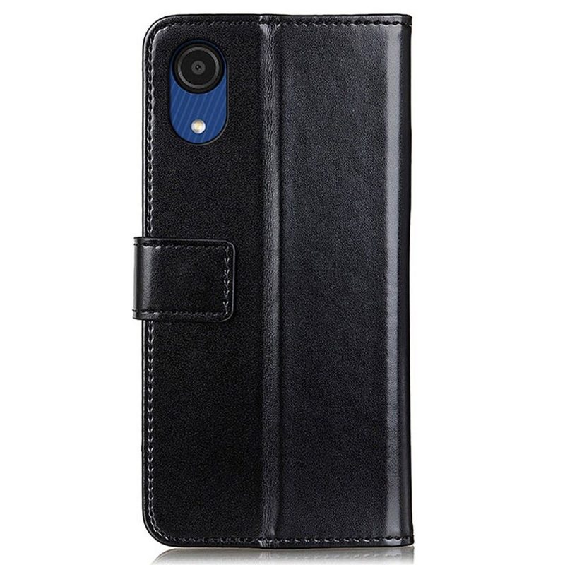 Flip Case Samsung Galaxy A03 Core Hemming Kotelot Flip Melody Faux Leather Folio