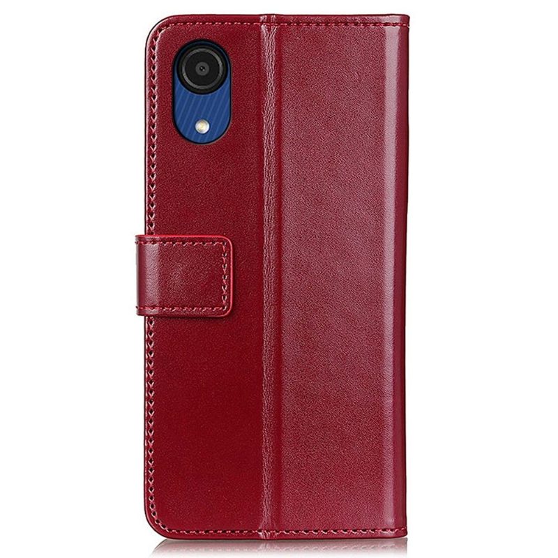 Flip Case Samsung Galaxy A03 Core Hemming Kotelot Flip Melody Faux Leather Folio