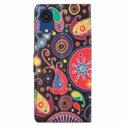 Flip Case Samsung Galaxy A03 Core Hemming Paisley Flower