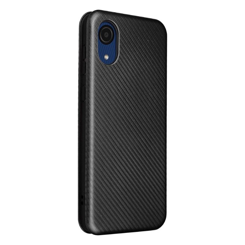 Kotelot Samsung Galaxy A03 Core Carbon Fiber Leatherette