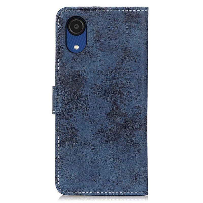 Kotelot Samsung Galaxy A03 Core Cyrius Faux Leather Vintage