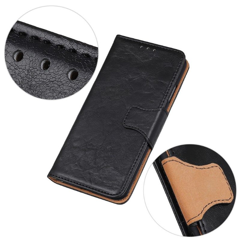 Nahkakuori Samsung Galaxy A03 Core Murtumaton Puhelinkuoret Edouard Classic Faux Leather