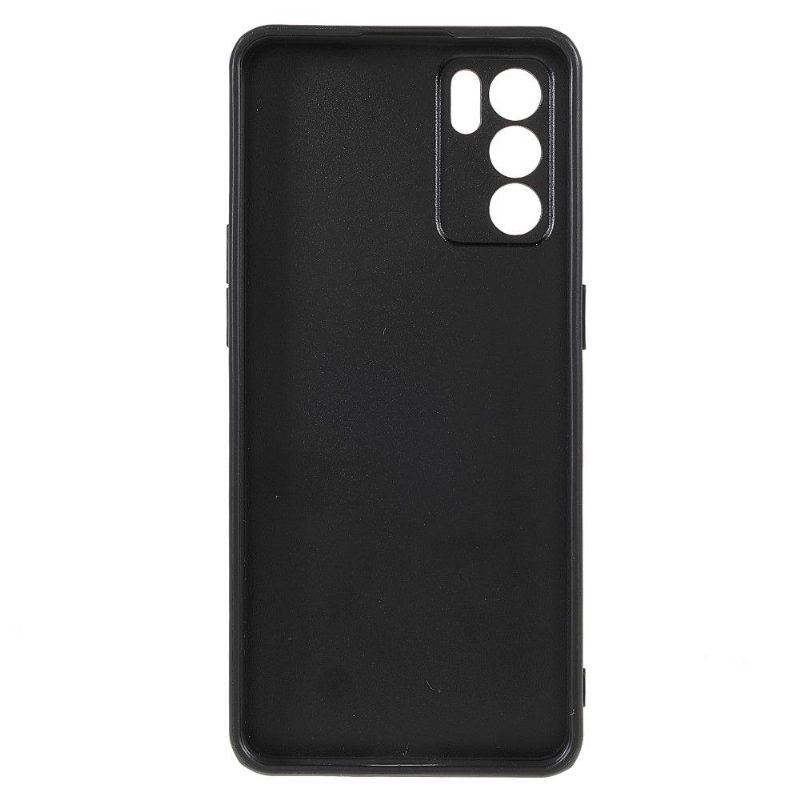 Case Oppo Reno 6 5G Murtumaton Puhelinkuoret Rakeinen Nahka