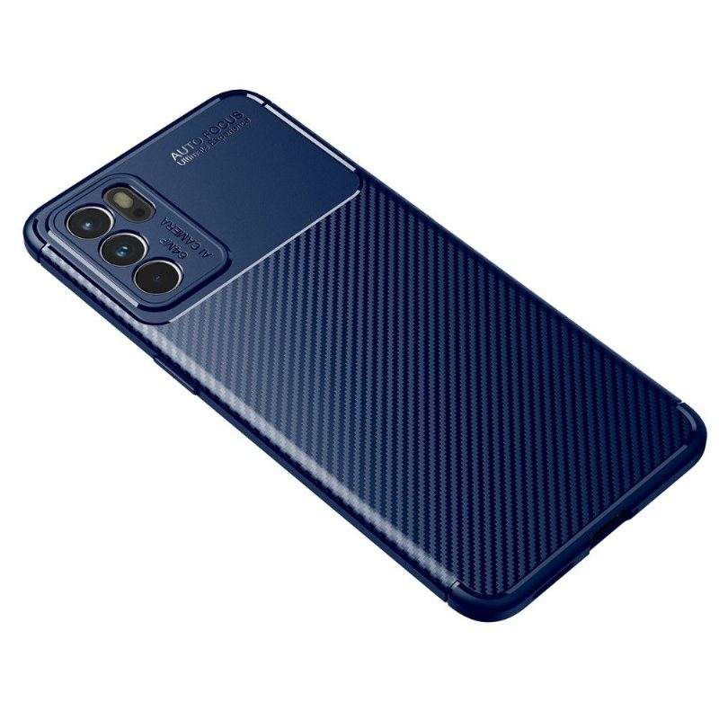 Case Oppo Reno 6 5G Murtumaton Puhelinkuoret Style Carbon Fiber