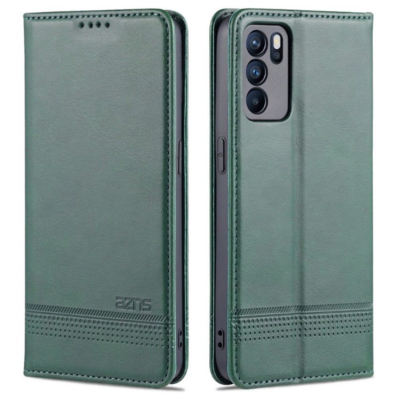 Kuoret Oppo Reno 6 5G Lompakkokotelo Azns Keinonahka