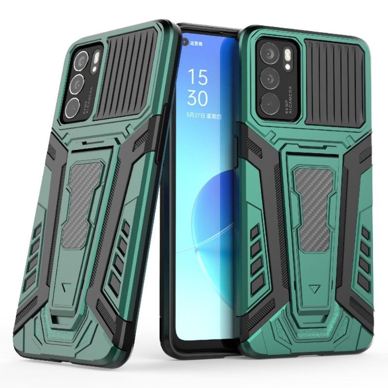 Kuori Oppo Reno 6 5G Heavy Duty Jalustalla