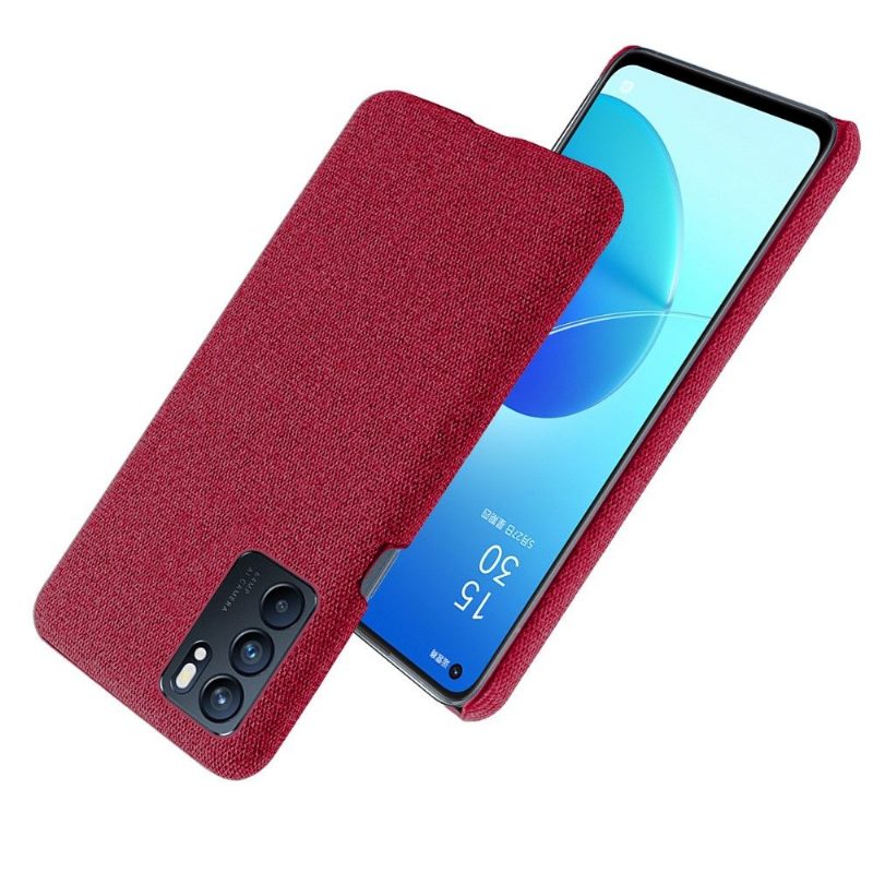 Kuori Oppo Reno 6 5G Kangaspäällinen