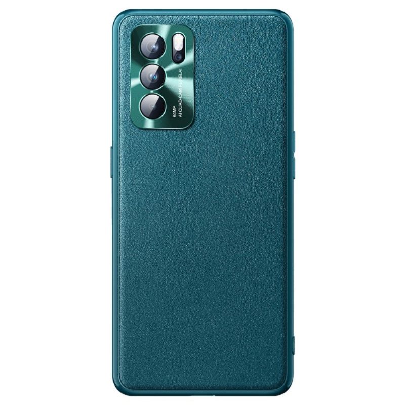 Kuori Oppo Reno 6 5G Värityylinen Nahkaefekti