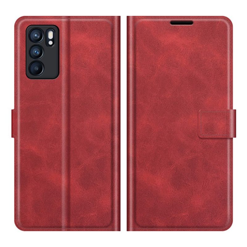 Nahkakotelo Oppo Reno 6 5G Lompakkokuori Style Nahka