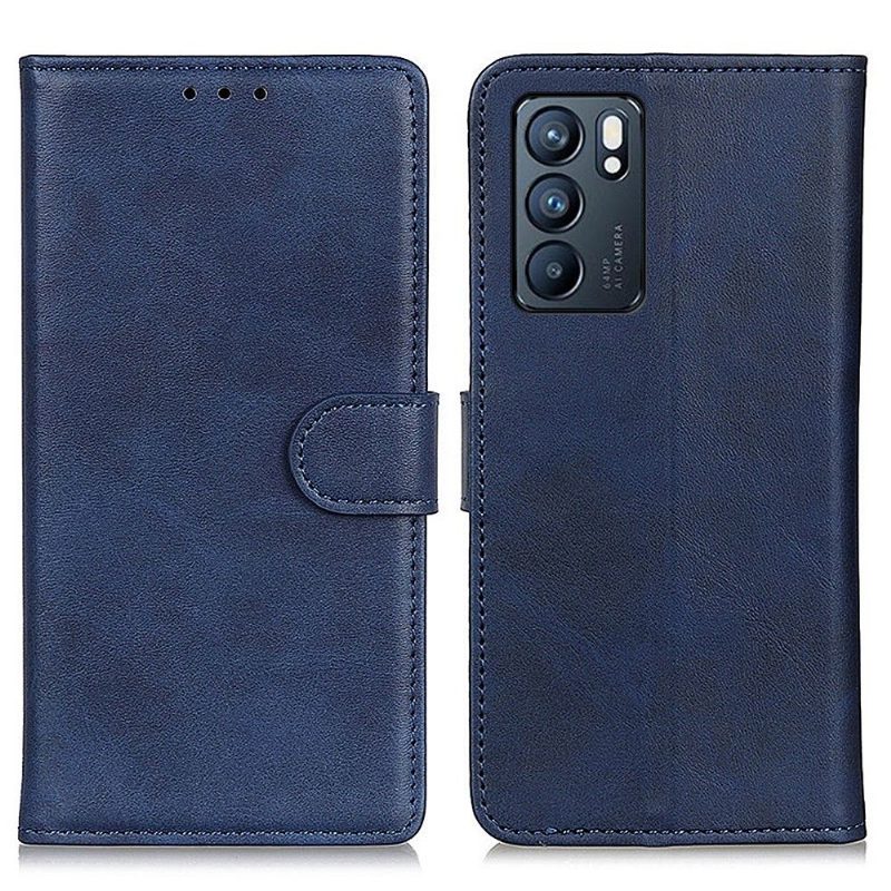 Nahkakotelo Oppo Reno 6 5G Marius Matte Leather Effect