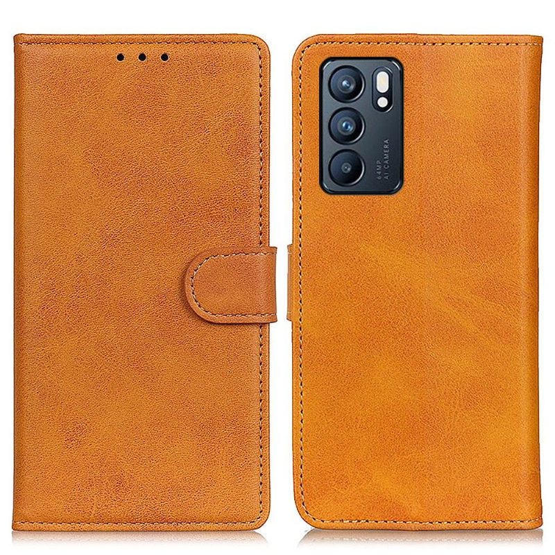 Nahkakotelo Oppo Reno 6 5G Marius Matte Leather Effect