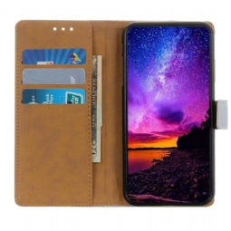 Flip Case Xiaomi Redmi Note 8T Hemming Peruskeinonahka