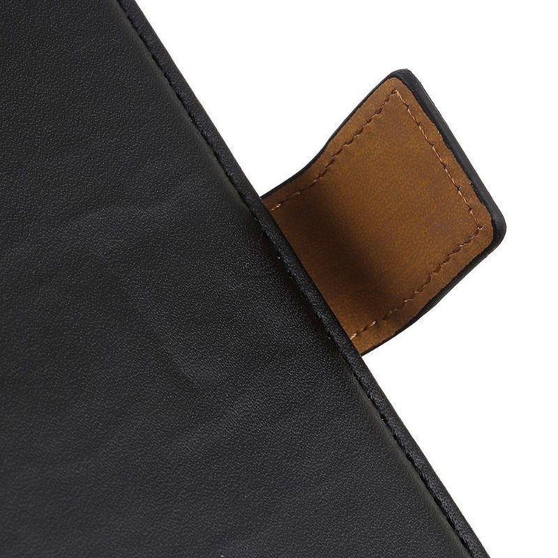 Flip Case Xiaomi Redmi Note 8T Hemming Peruskeinonahka