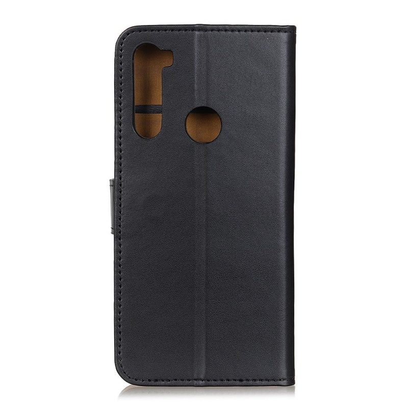 Flip Case Xiaomi Redmi Note 8T Hemming Peruskeinonahka