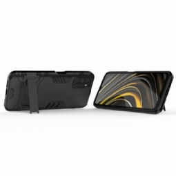 Case Poco M3 Cool Guard Integroidulla Jalustalla