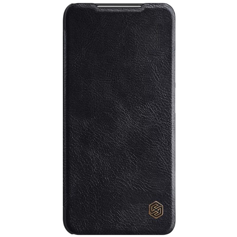 Flip Case Poco M3 Hemming Qin-sarjan Nahkaefekti