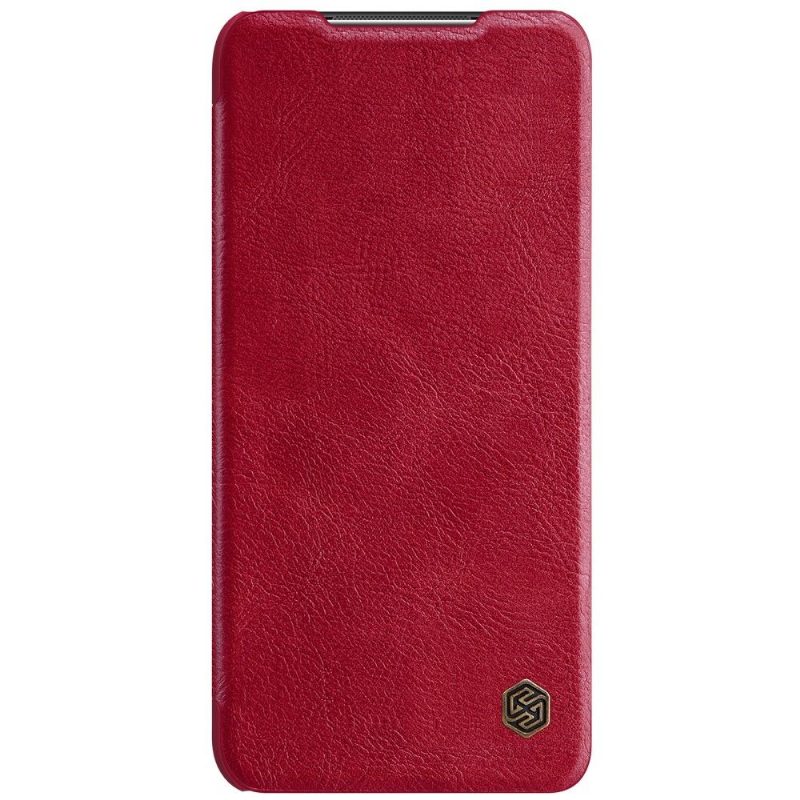 Flip Case Poco M3 Hemming Qin-sarjan Nahkaefekti