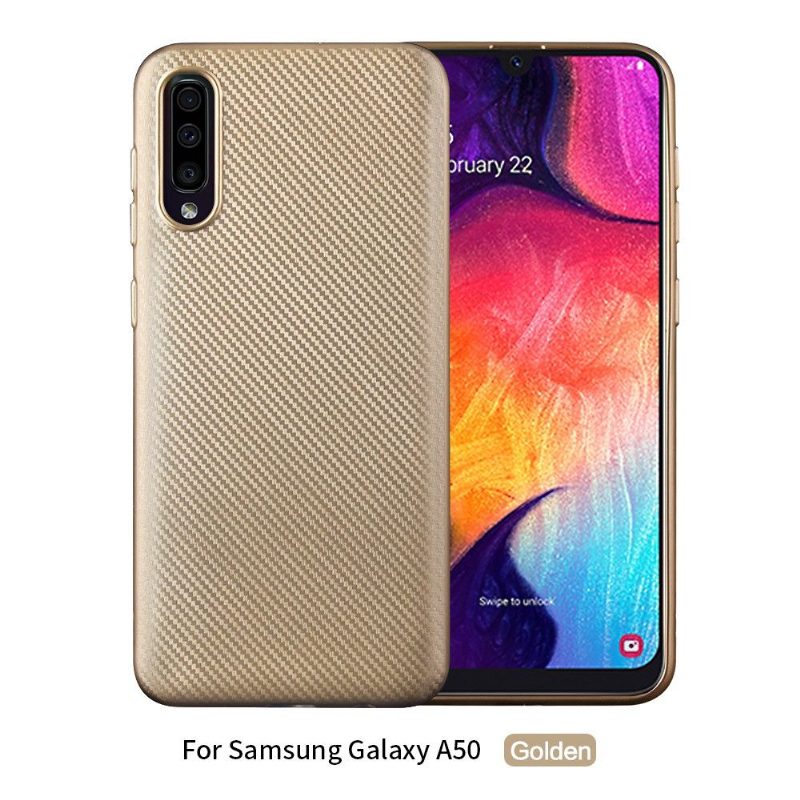 Case Samsung Galaxy A50 Hiilikuitupinnoite