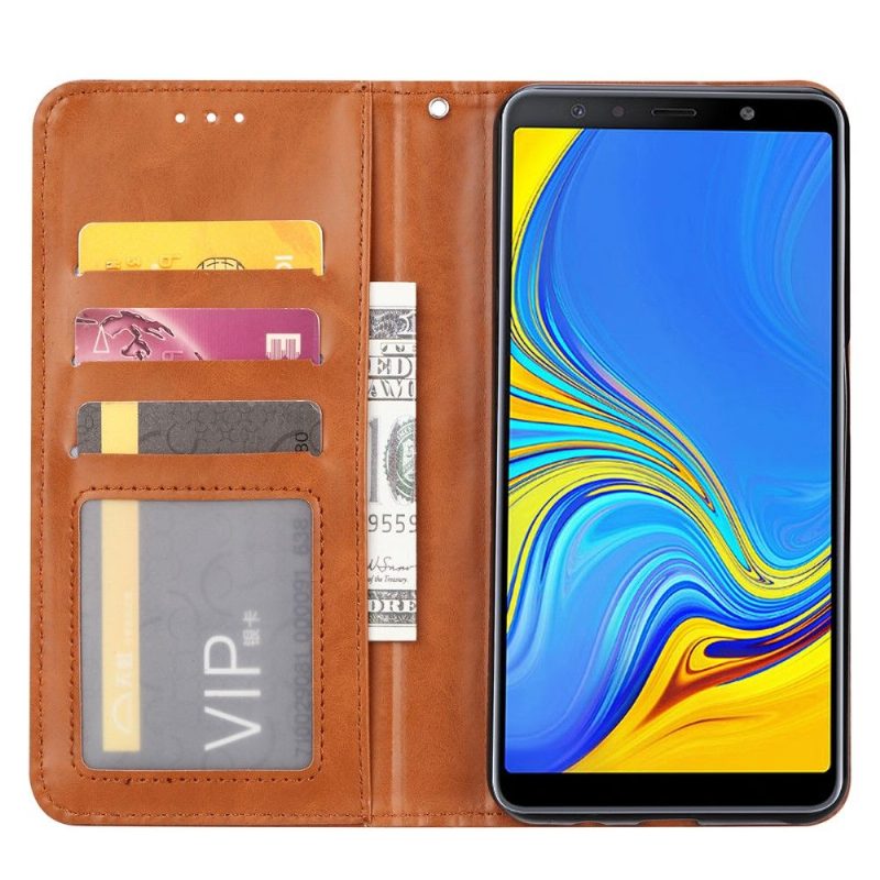 Kotelot Samsung Galaxy A50 Nahkainen Korttikotelon Kotelo