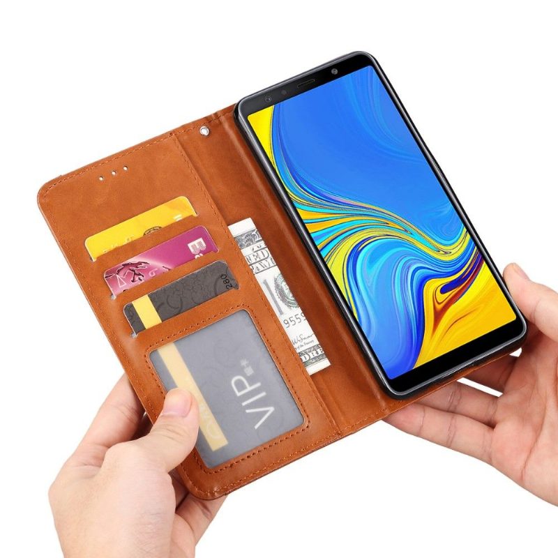 Kotelot Samsung Galaxy A50 Nahkainen Korttikotelon Kotelo