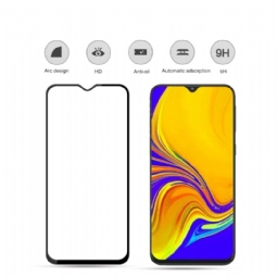 Samsung Galaxy A50 - Täysikokoinen Karkaistu Lasi Näytönsuoja - Musta