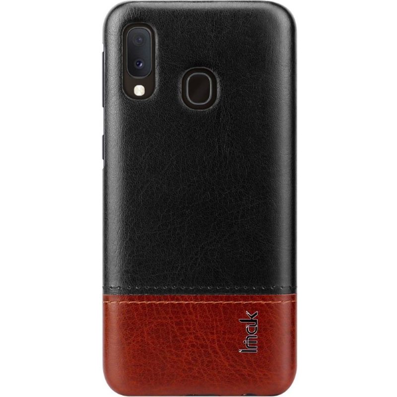 Case Samsung Galaxy A20e Imak Bicolor Keinonahka