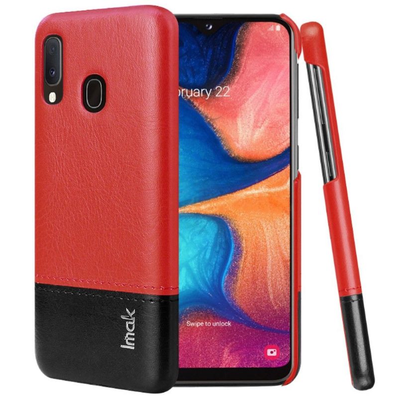 Case Samsung Galaxy A20e Imak Bicolor Keinonahka