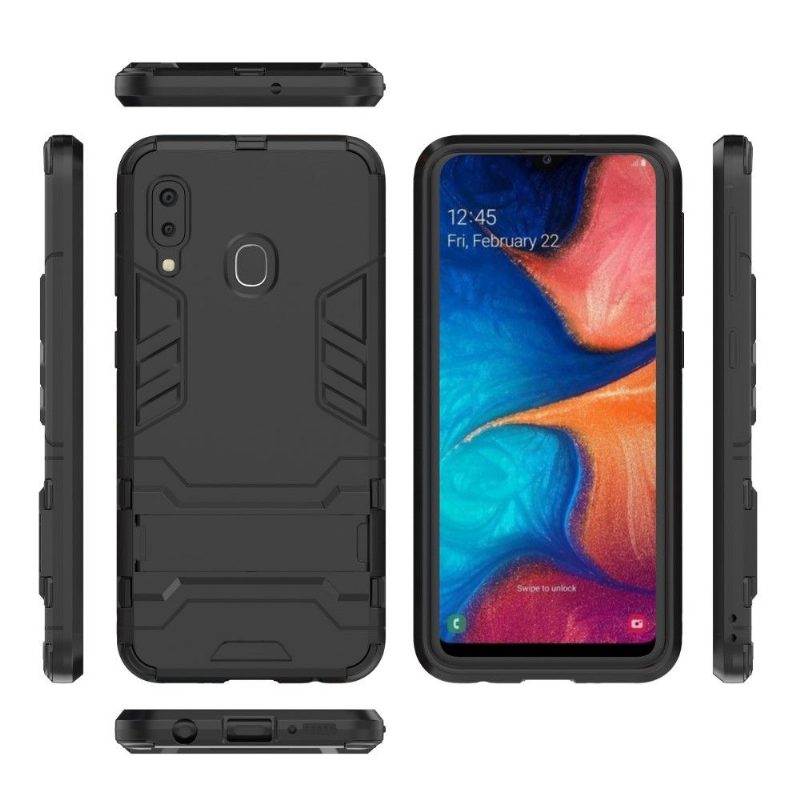 Case Samsung Galaxy A20e Murtumaton Puhelinkuoret Cool Guard Iskunkestävä Integroidulla Jalustalla