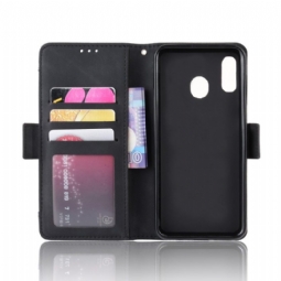 Flip Case Samsung Galaxy A20e Hemming Premium Korttikotelolla