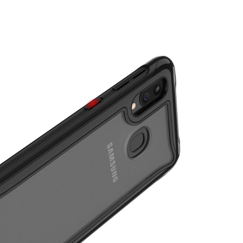 Kuori Samsung Galaxy A20e Läpinäkyvä Ääriviiva Värillinen