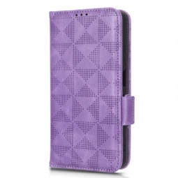 Flip Case Xiaomi Redmi Note 12 Pro Plus Kolmiot Kaulanauhalla