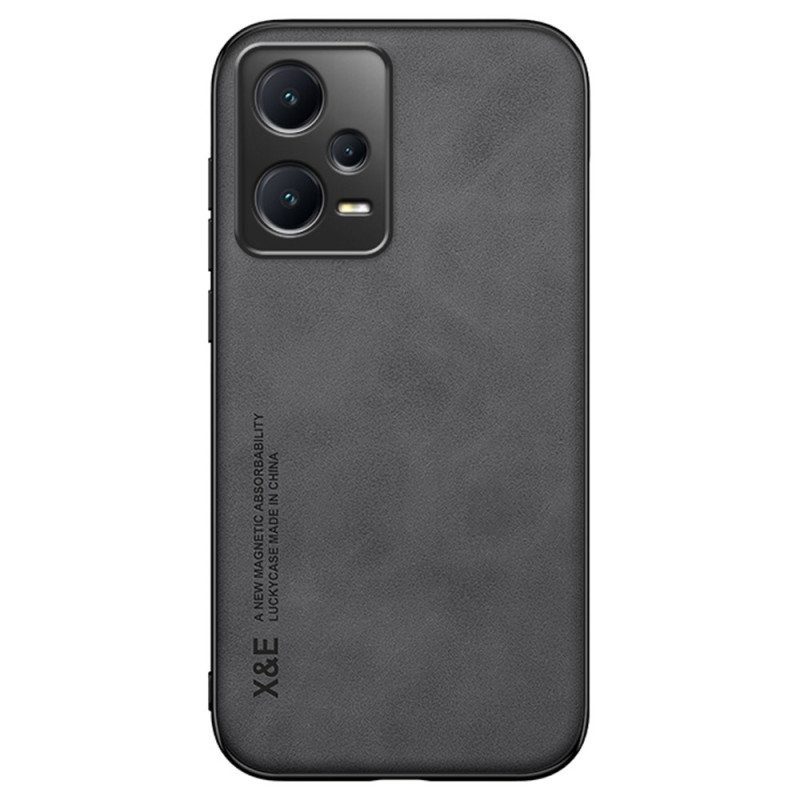 Kuori Poco X5 Pro 5G X&e Leather Effect -nahka