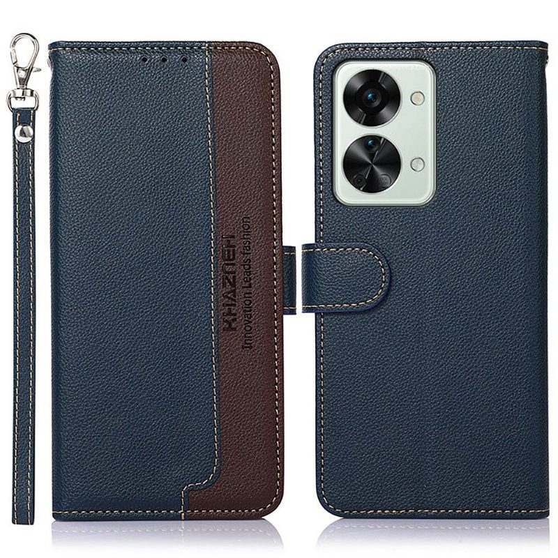 Flip Case OnePlus Nord 2T 5G Hemming Khazneh Paljaat Saumat