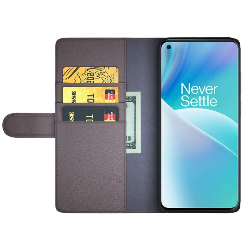 Flip Case OnePlus Nord 2T 5G Hemming Premium Nahka