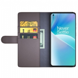 Flip Case OnePlus Nord 2T 5G Hemming Premium Nahka