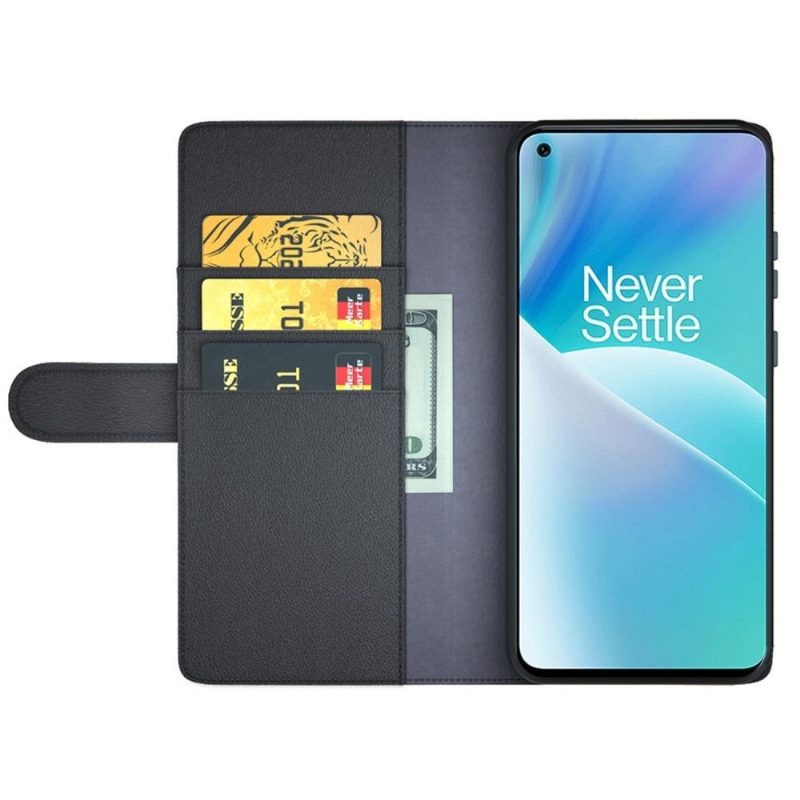 Flip Case OnePlus Nord 2T 5G Hemming Premium Nahka