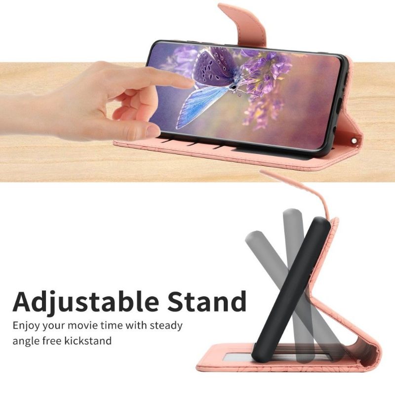 Kotelot OnePlus Nord 2T 5G Illustration Perhonen Ja Kukat Kaulanauha