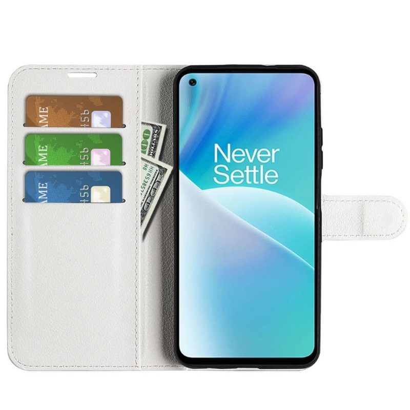 Kotelot OnePlus Nord 2T 5G Lompakkokotelo Style Nahka