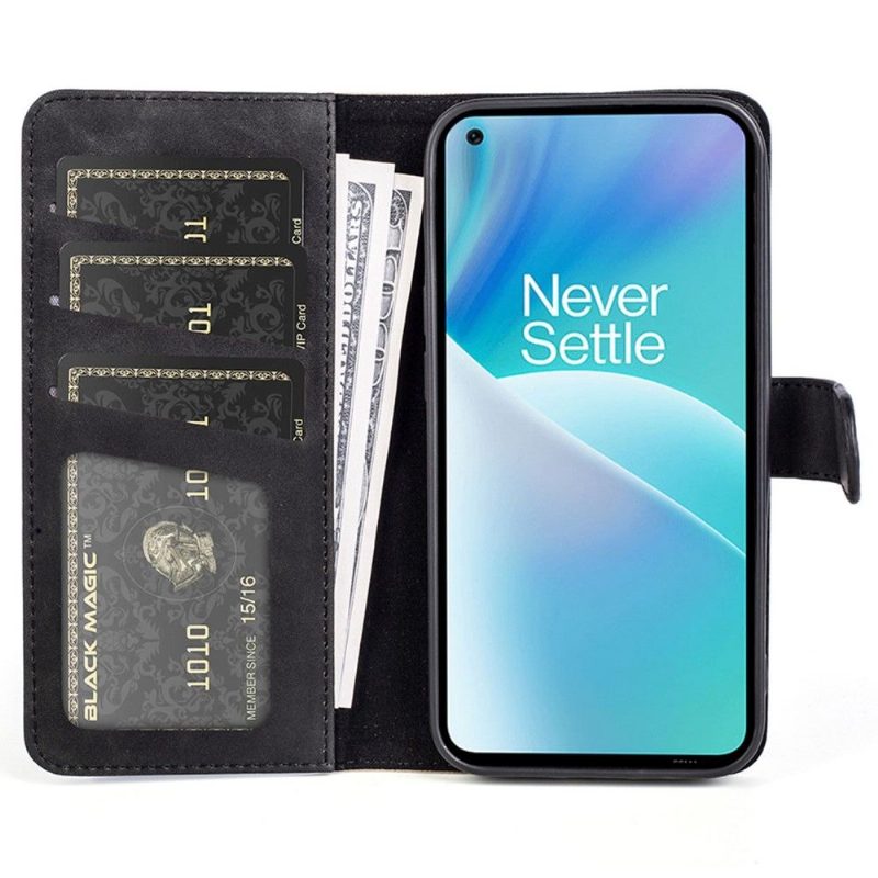 Nahkakotelo OnePlus Nord 2T 5G Kotelot Flip Bicolor Folio-teline