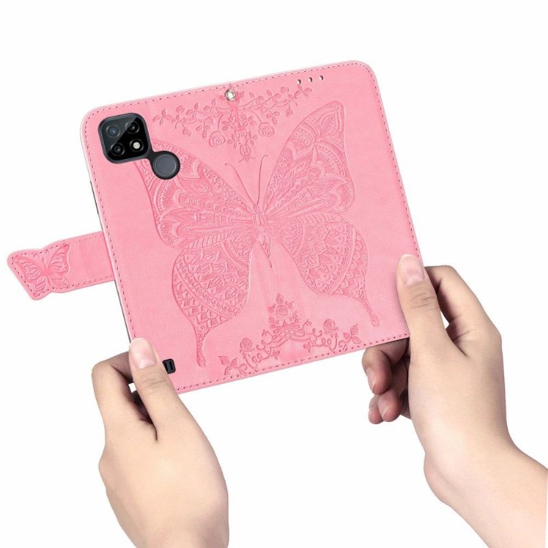 Kotelot Realme C21 Butterfly Relief