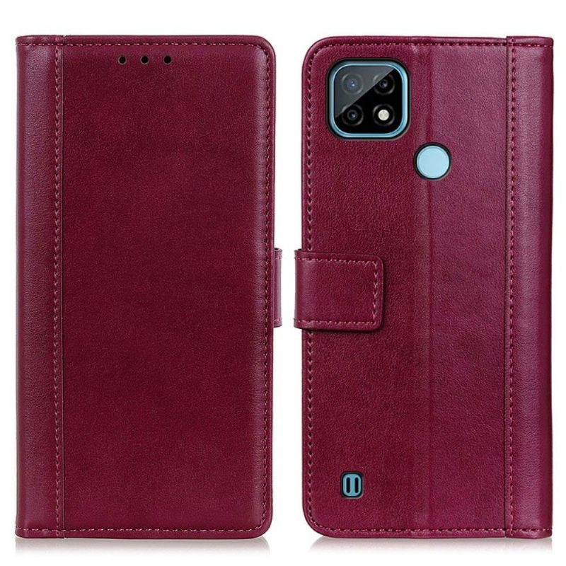 Kotelot Realme C21 Cerena Faux Leather Folio