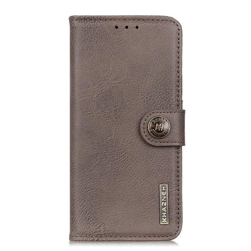 Kotelot Realme C21 Khazneh Leather Effect -korttikotelo