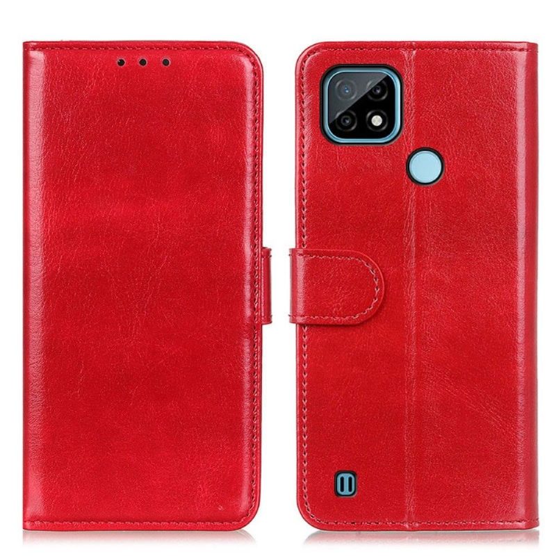 Kuoret Realme C21 Kotelot Flip Faux Leather -tukitoiminto